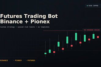 build a crypto futures trading bot for binance and pionex