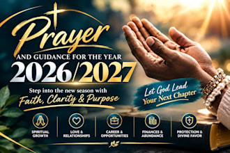 pray over your 2027 new year and share prophetic spiritual message