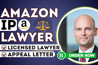 be your amazon lawyer and ip lawyer, non infringement letter, suspension appeal