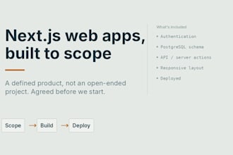 build a custom fullstack web application