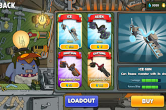 design unity UI, unity UI UX, game UI, hud, inventory, menus