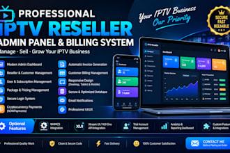 create iptv admin panel and fix all iptv related issues