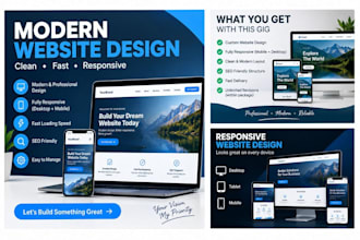 build or redesign modern wix website