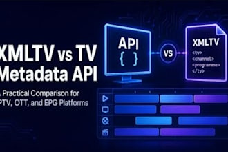develop iptv ott backend, API, admin panel and middleware
