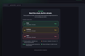build a fun interactive quiz or study app in javascript
