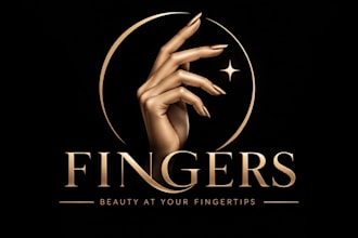 design a professional  hand, hand gesture, or hand symbol fingers logo
