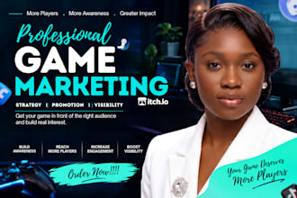 do professional game marketing and game promotion