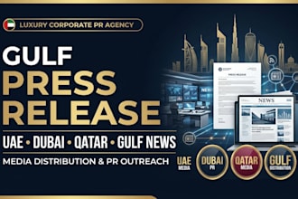 distribute your press release on gulf news, al jazeera, uae, qatar, dubai