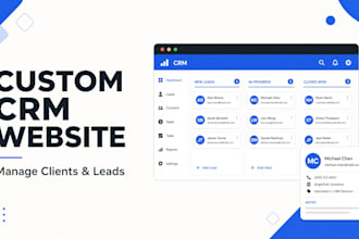 custom CRM client management portal