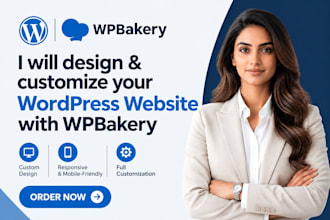 create and customize your wordpress website with wpbakery builder