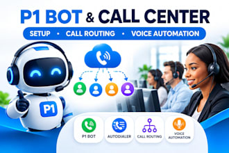 set up an auto dialer, call center and outbound calling
