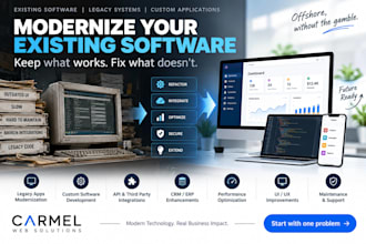modernize, fix and upgrade your legacy web application