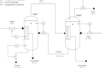 offer aspenplus simulations, mass balance, energy balance, chemical engn fydps