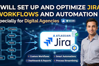 set up and optimize jira workflows and automation