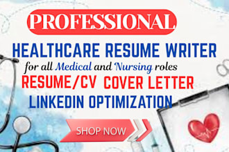 write an ats friendly healthcare medical resume CV