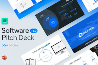 design software startup, b2b technology powerpoint pitch deck presentation
