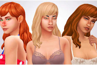 sims in sim 4, cas, sim 4 avatar, design cc mods ,sims 4 outfit, character
