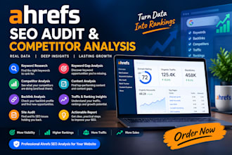 ahrefs SEO audit, ai rank research, competitor analysis and backlink report