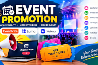 do event promotion, ticket sales, eventbrite marketing, luma webinar promotion
