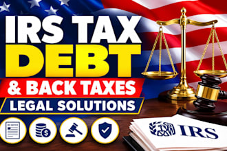 resolve irs tax debt, back taxes, penalties and tax problems