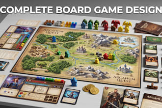 develop board game, card game development board game design