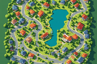 create a professional property guide map
