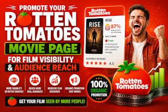 promote your rotten tomatoes movie page for film visibility and audience reach