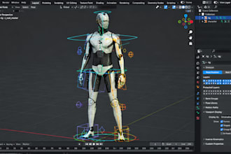 rig your 3d model for games with unity, unreal engine or mixamo