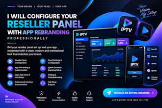 configure your reseller panel with app rebranding professionally