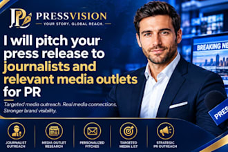 provide targeted media outreach, journalist outreach and brand PR support