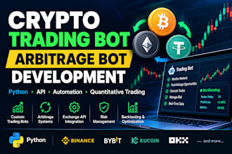 crypto arbitrage, arbitrage bot, crypto trading bot, exchange API