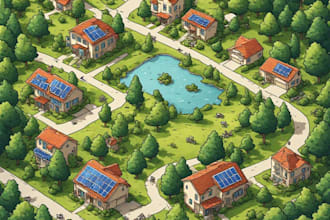 design a custom property map with clean label