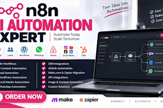 configure hubspot n8n ai automation workflows for social content and wordpress