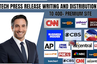 write ai tech press release product launch saas PR distribution public relation
