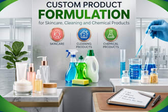 develop custom formulations for skincare, cleaning and chemical products