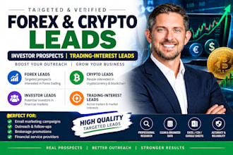 provide hot forex recovery leads, investors leads,