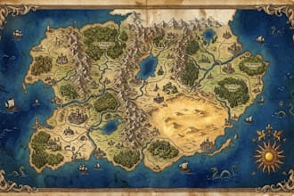 design printable board game maps, tabletop rpg maps and fantasy game maps