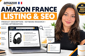 create, optimize france amazon listing, product description, france amazon seo