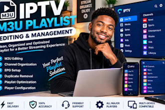 clean, organize and format your m3u playlist