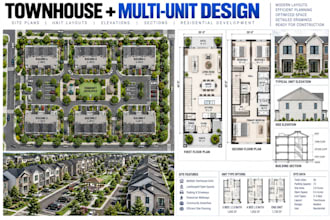 design townhouse communities and multi unit residential layouts