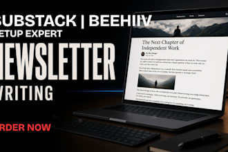 substack beehiiv writer ghostwriter email newsletter founder content strategy