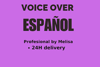 do professional female spanish voice over
