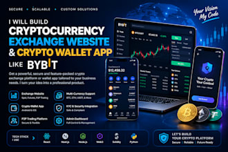 build cryptocurrency exchange website, wallet app like bybit