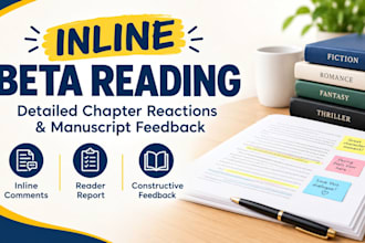provide detailed inline chapter reactions and manuscript reader feedback