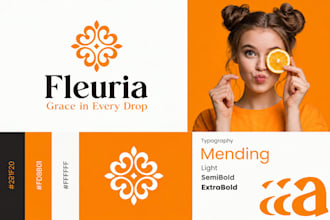 create a luxury beauty, skincare and cosmetics logo with feminine brand identity