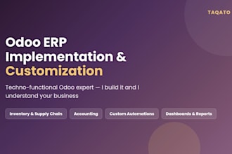 implement or customize your odoo erp system