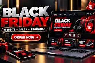 black friday marketing, black friday deals black friday website promotion site