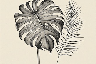 draw custom botanical and floral illustrations for you