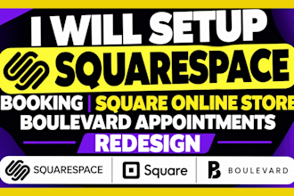 setup squarespace booking square online store boulevard appointments redesign