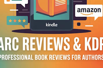 arcreader indie author kindle book or ebook manuscript and honest review it